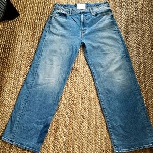 MOTHER Relaxed Denim Jeans in Classic Blue